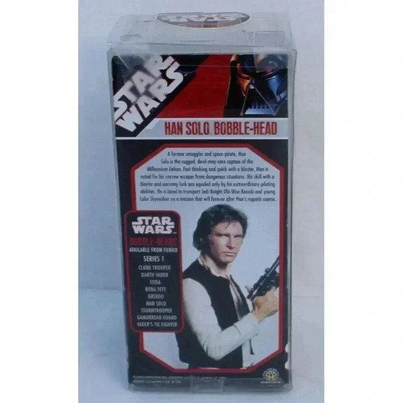 Vintage 2007 Funko Star Wars Bobble-Head Series 1 Han Solo 2007 S71 Lucas Films - Picture 3 of 3
